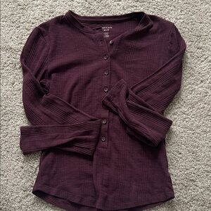 American Eagle long sleeve ribbed tee for women